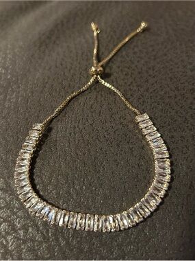 House of Harlow 1960 Cubic Zirconia 
Adjustable Bracelet